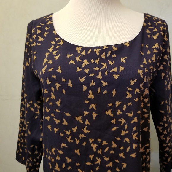 Everly Anthropologie bird dress (H9) - Picture 4 of 8
